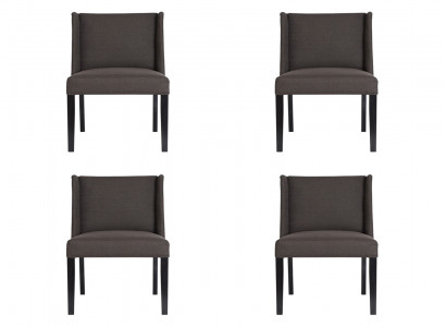 4x Still Stull Polster Design Lounge Club Sëtz Lehn Garnitur Fauteuil Nee